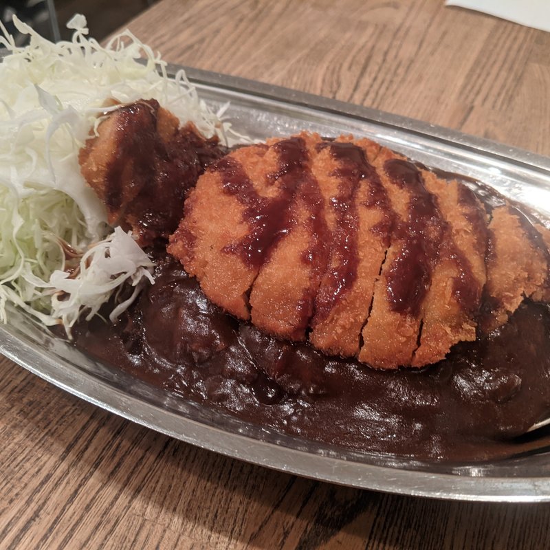 ロースカツカレー（中）(ターバンカレー ゲートシティ大崎店)