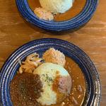 あいがけカレー(三軒茶屋　ガリガリマキオカリー)