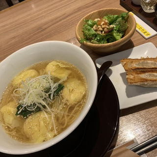 海老ワンタン麺セット(西安餃子 アスティ静岡店 （シーアンギョウザ）)