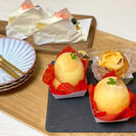 まるごと桃のタルト(洋菓子専門店 CHOU CHOU（シュシュ）山口店)