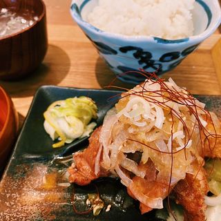 油淋鶏定食(肉汁餃子のダンダダン 浅草橋店)