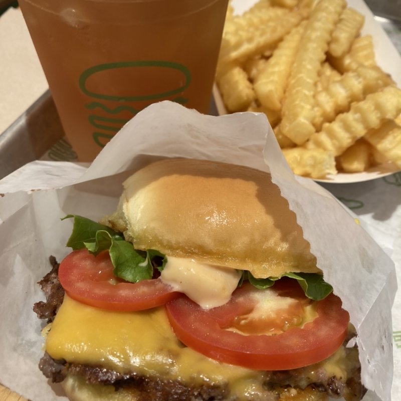 シャックバーガー(シングル)(SHAKE SHACK 二子玉川)