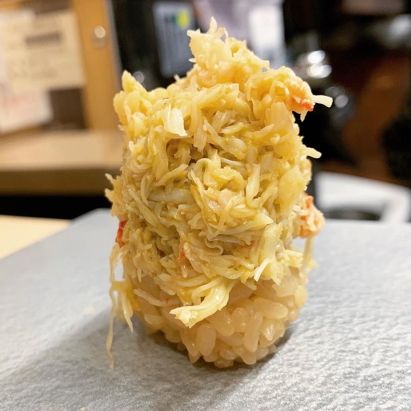 毛ガニ(立喰い寿司あきら)