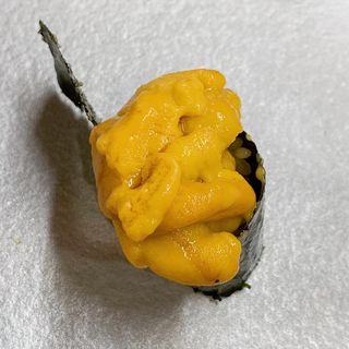 キタムラサキウニ　塩水(立喰い寿司あきら)