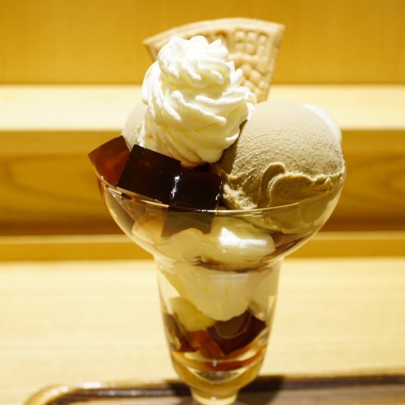 ほうじ茶パフェ(林屋新兵衛 日比谷店)