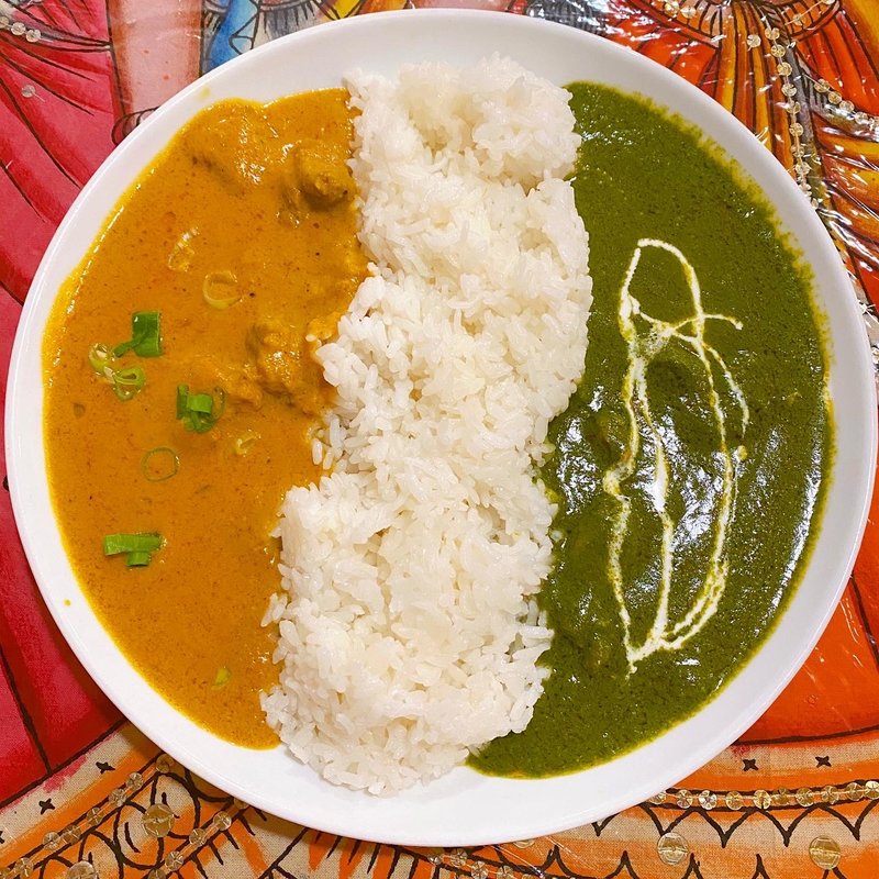 ダブルカレーライスセット(ナラヤニ)