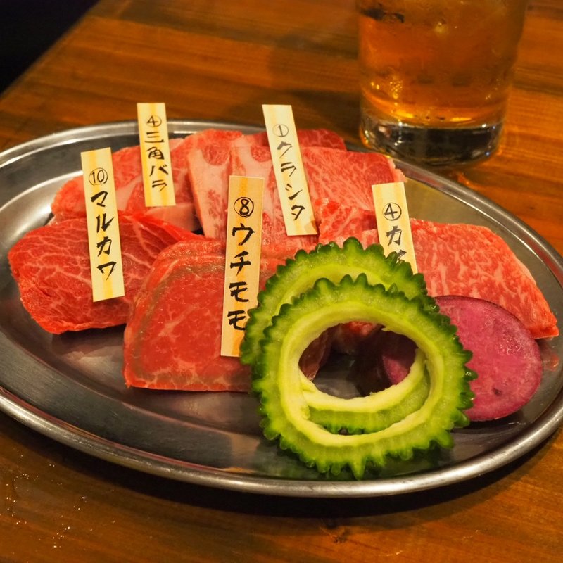 オススメ5種盛り合わせ(宮古牛焼肉 喜八 二号店別館)