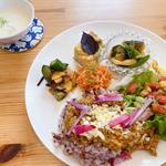 夏野菜とハーブのプレートランチ(& sola)