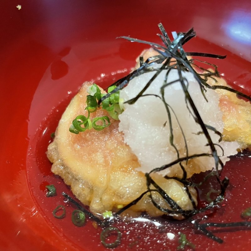 無花果の揚げ出し(酒と蕎麦 まき野)