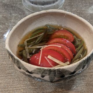 じゅん菜とアメーラトマト(ささめ)