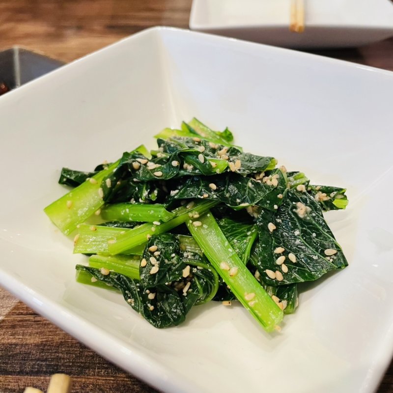小松菜の胡麻和え(SORA食堂)