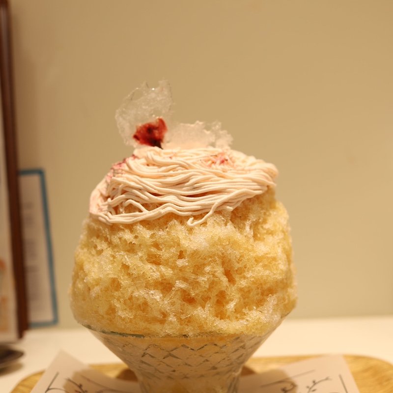 ダージリンファーストフラッシュ&桜モンブラン仕立て(ティー スイーツ ラボ コンテナート)