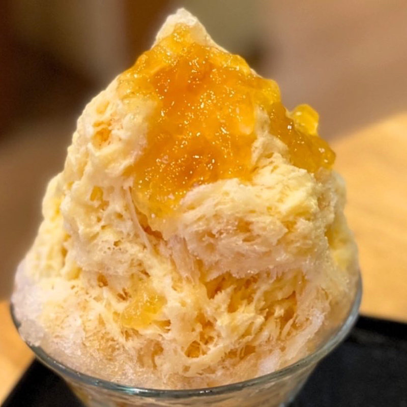 限定カキ氷 カスタードプリン(山口妙香園 )