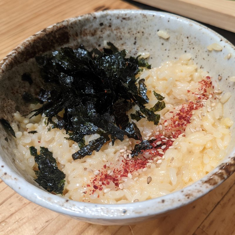 秘伝の塩だれTKG(和牛焼肉食べ放題のお店 間瀬兄弟)