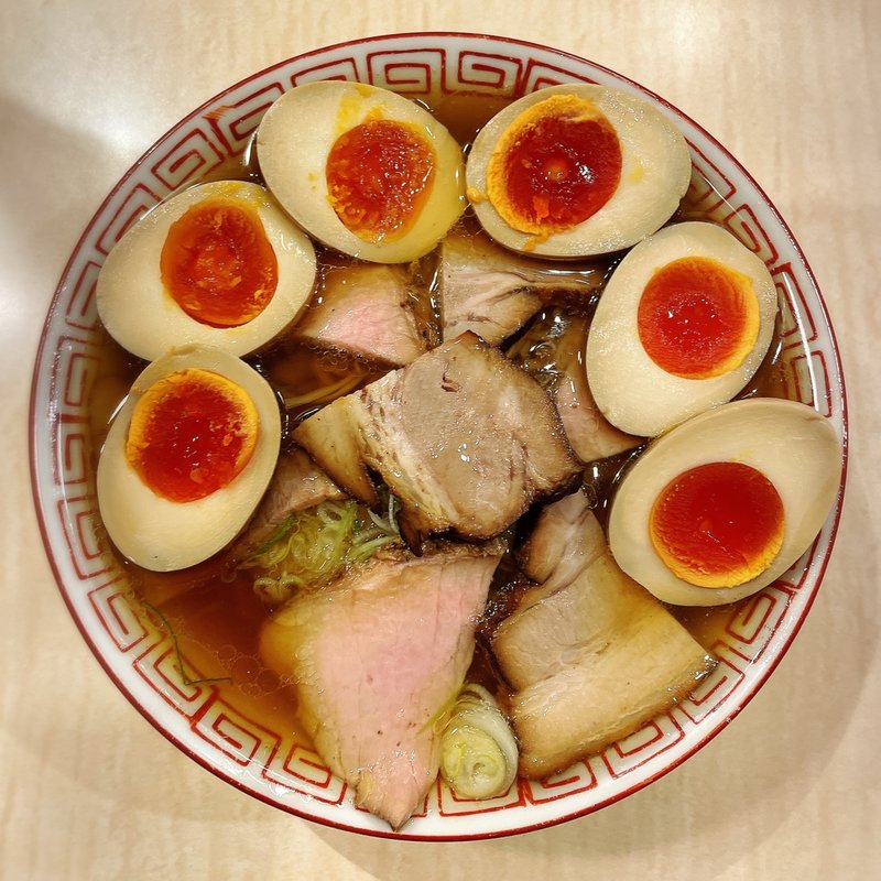 肉そば(食堂 七彩)