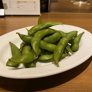 枝豆(トリカモメ 鶏と鴨と麺 大曽根店)