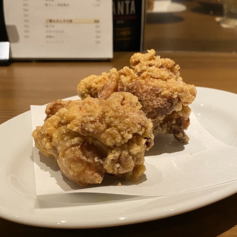 鶏唐揚げもも(トリカモメ 鶏と鴨と麺 大曽根店)