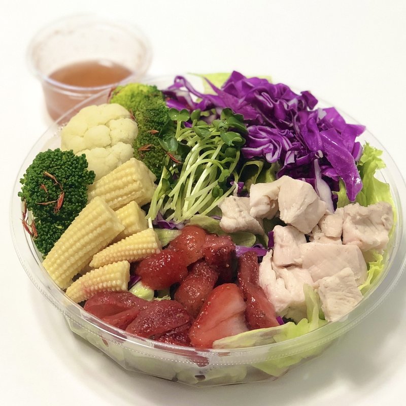 チキン『パワーサラダ』(Muscle Kitchen 西瑞江3丁目)