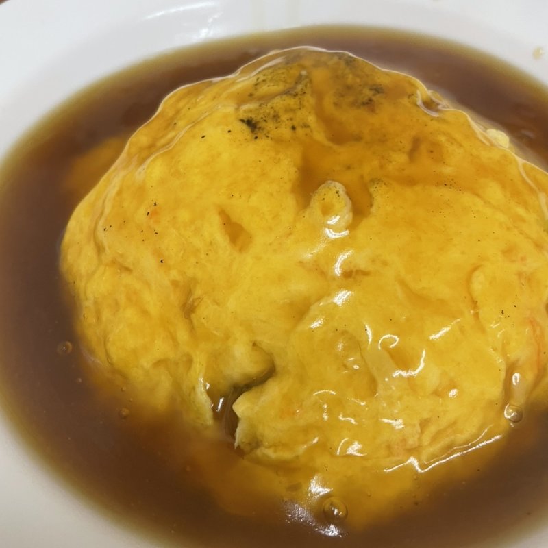 天津飯(ラーメンおか田 杉栄店)