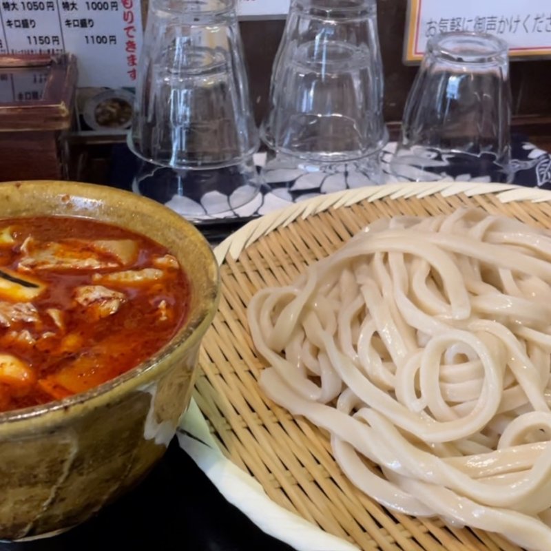 辛玉肉汁うどん(中)(金豚雲)