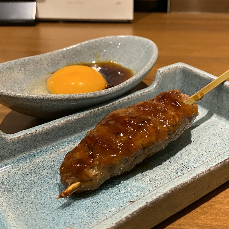 自家製鶏鴨つくね(トリカモメ 鶏と鴨と麺 大曽根店)