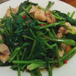 空芯菜の炒め物