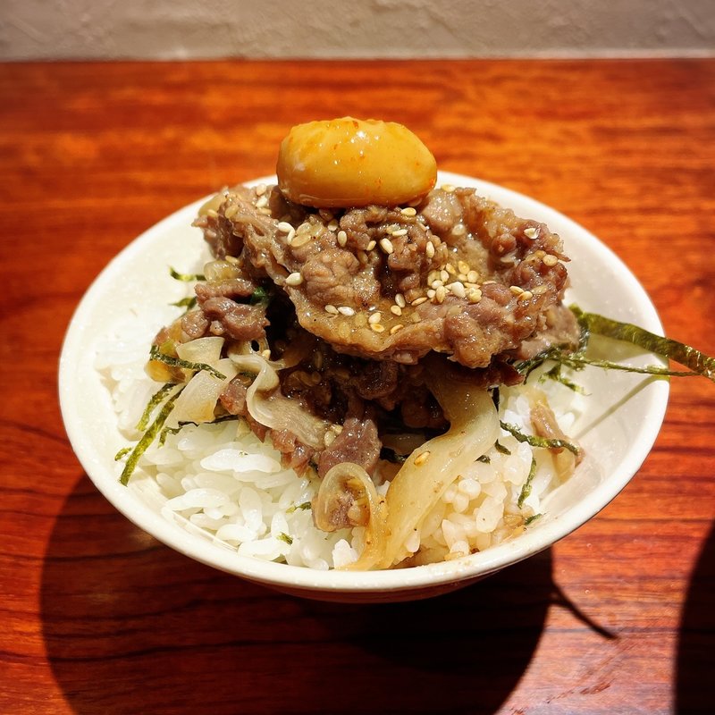 プルコギのっけ飯( 灼味噌らーめん 八堂八（やどや）)