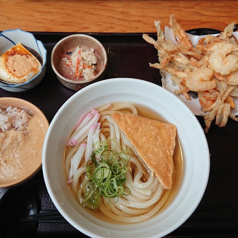 麦とろミニかき揚げ膳【ランチセット】(夢吟坊 港北店)