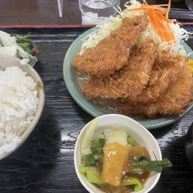 ハムかつ定食(丸福)