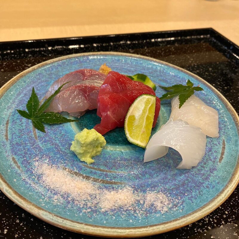 お造り盛り合わせ(割烹たけだ)