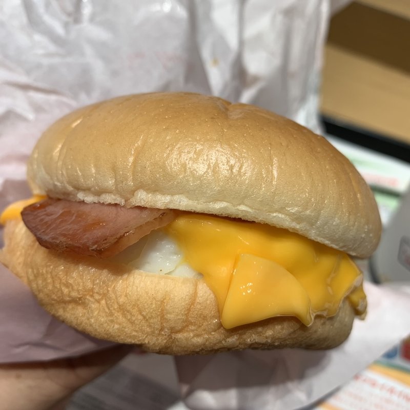 ベーコンエッグマックサンド(マクドナルド JR水戸駅店 )