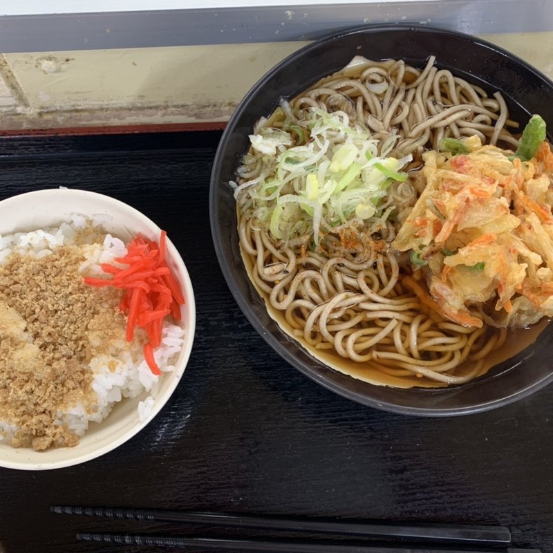 かき揚げそば(たかべん ０番線ホーム店 )