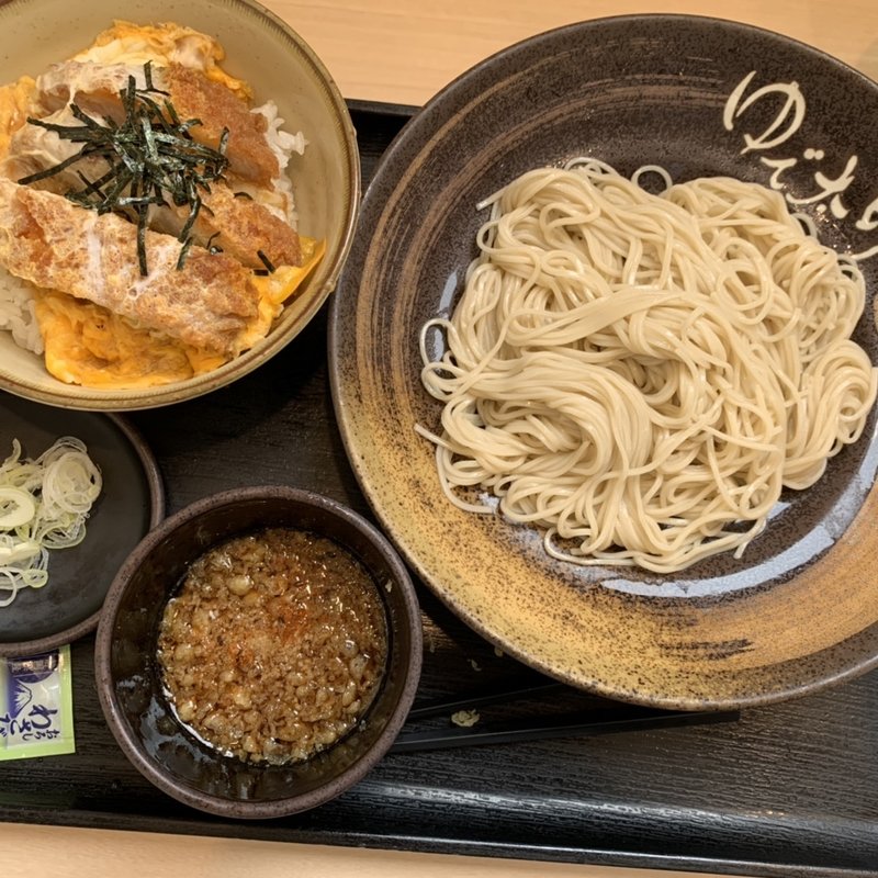 カツ丼セット(ゆで太郎 もつ次郎 本庄小島店)
