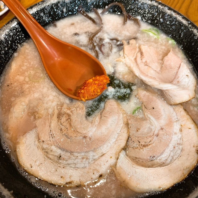 とんこつ黒 こってり(火の国 文龍 菊陽バイパス店 （ひのくに ぶんりゅう）)