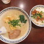 Bセット 香港麺と牛腩飯(香港麺　新記 虎ノ門店 （ホンコンメン シンキ）)