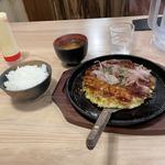 豚玉定食(焼きそばセンター阪神尼崎店)