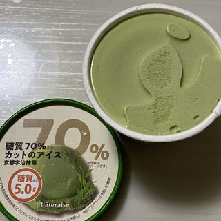 糖質70%カットのアイス 京都宇治抹茶(シャトレーゼ 御園店)
