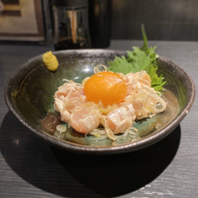 ささみと卵のユッケ(鳥こまち　四日市店 )