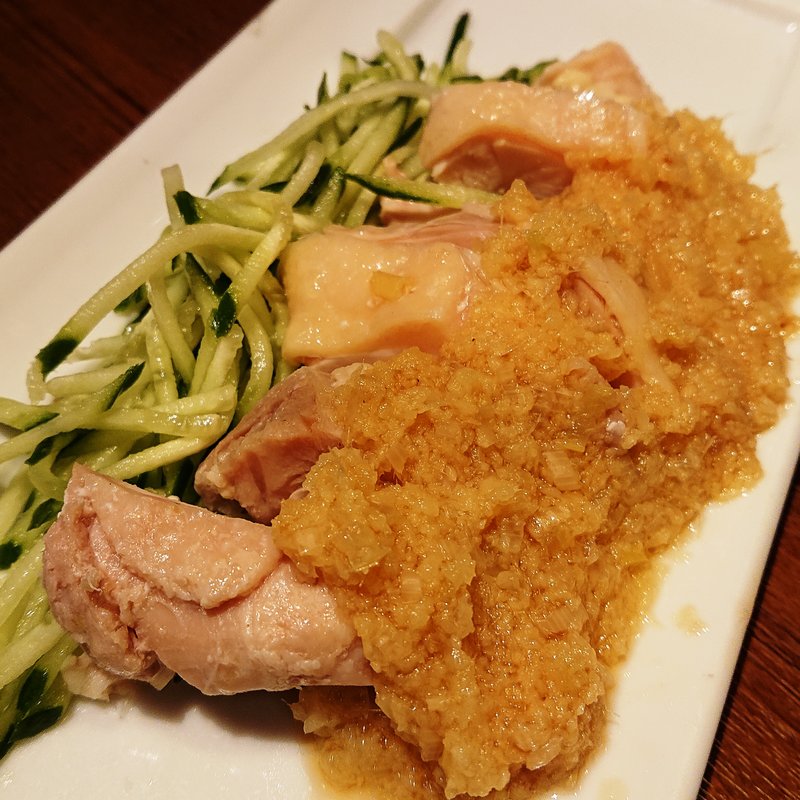 蒸し鶏生姜だれ(WANG’S GARDEN 武蔵小杉店 （ワンズガーデン）)
