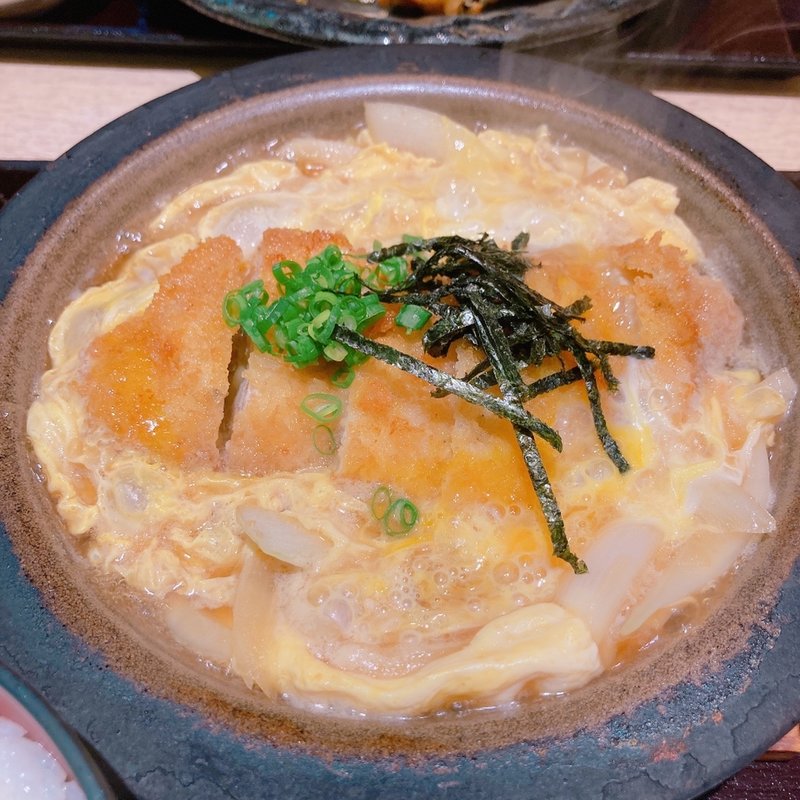 かつ煮定食(まさや食堂)