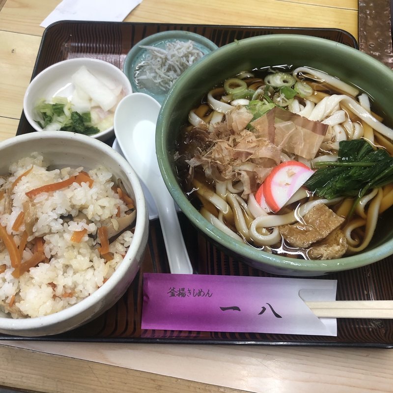 きしめん定食(一八 )