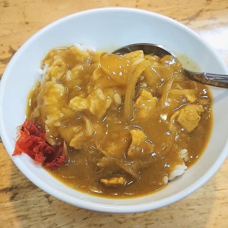 半カレーライス(中華そば さとう )
