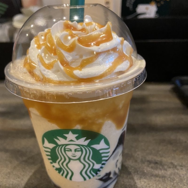 東京オリジン　コーヒージェリーキャラメルフラペチーノ(スターバックスコーヒー GINZA SIX店)