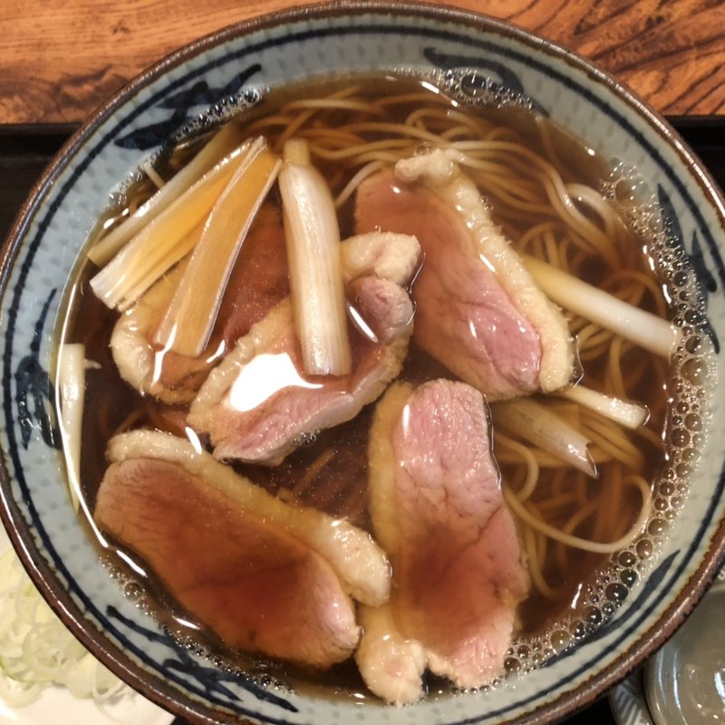 鴨南蛮そば(丸屋そば店)