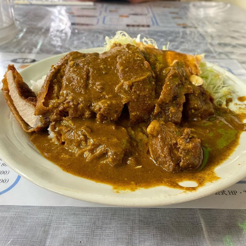 カツカレー(レストランばーく )