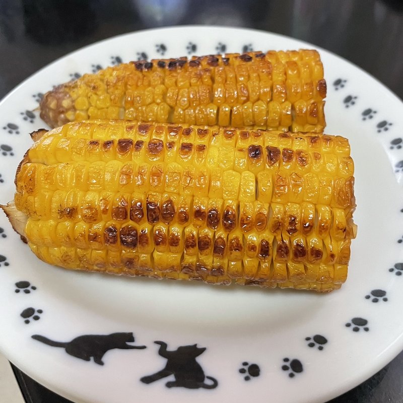 焼きとうもろこし(自宅)