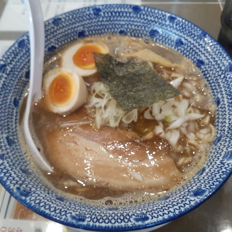 煮干ラーメン　味玉トッピング(らーめん えん者 籠原店)