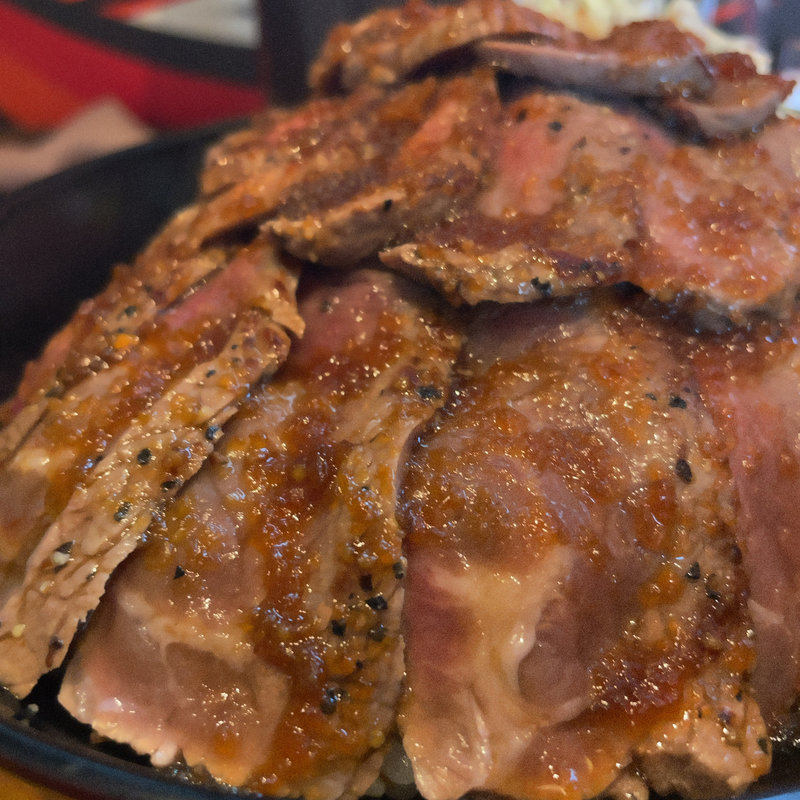 肉増しやわらかランプステーキ丼(the 肉丼の店 蒲田店)
