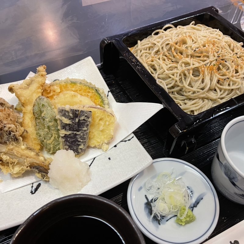 野菜天せいろ(そば処　久霧)