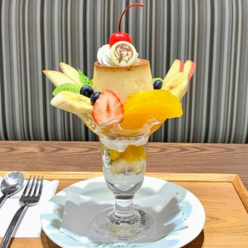 マーロウプリンパフェ(マーロウブラザーズコーヒー そごう横浜店)